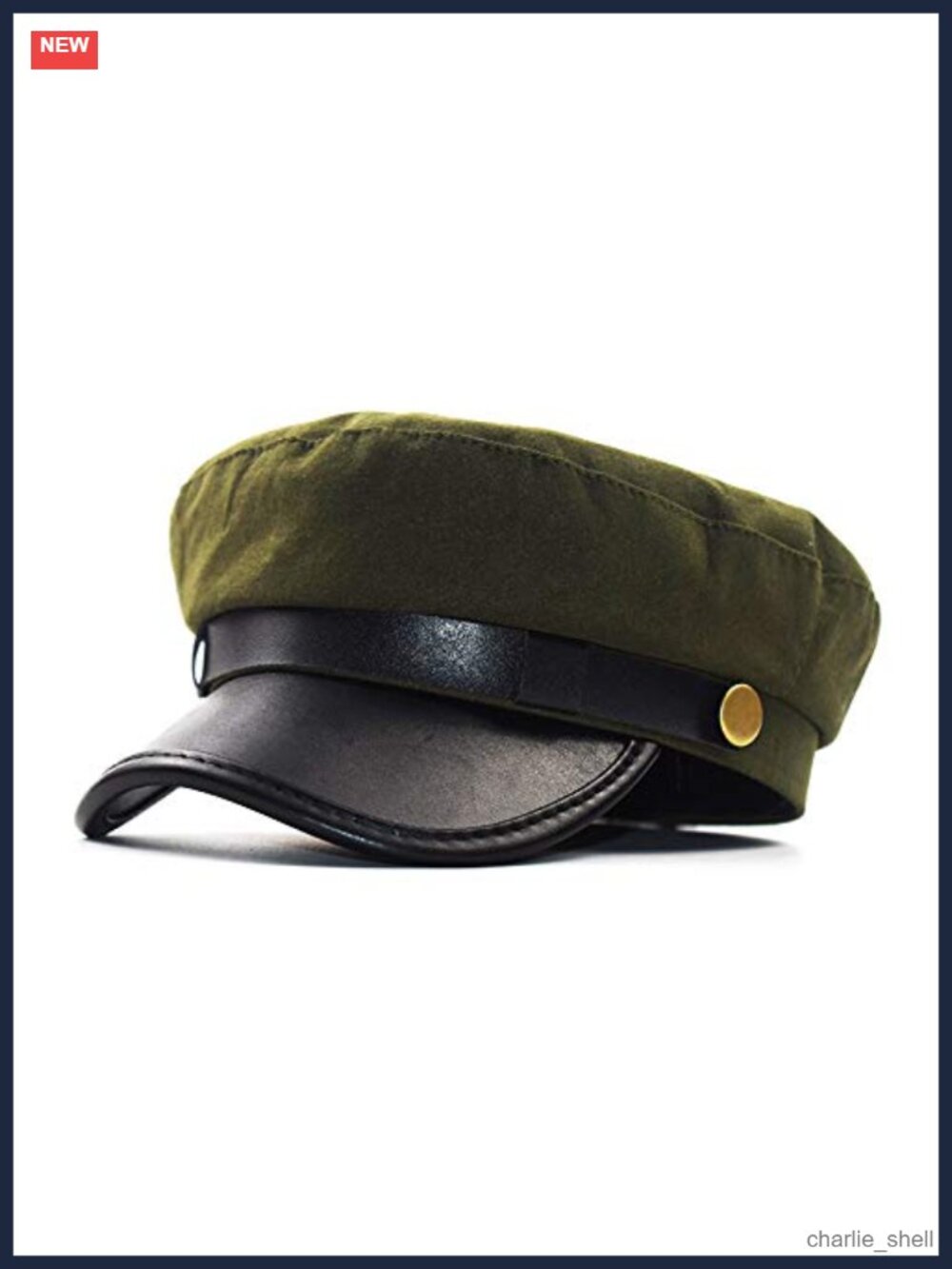 Vintage Chauffeur Newsboy Cap Adjustable One Size Cotton Hat